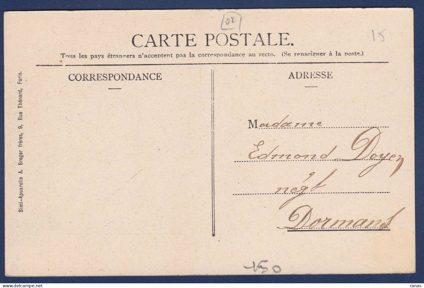 CPA [02] Aisne > Fere En Tardenois Type Nommé Beaumont Et Barcelot Bouche Dent Dentiste - Fere En Tardenois