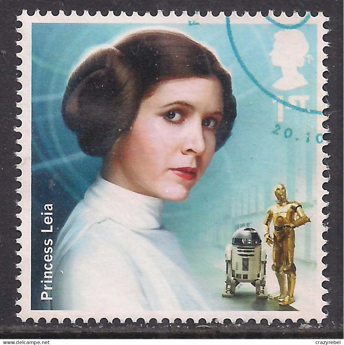 GB 2015 QE2 1st Star Wars Princess Leia Ex Fdc SG 3764 ( 1421 ) - Gebruikt