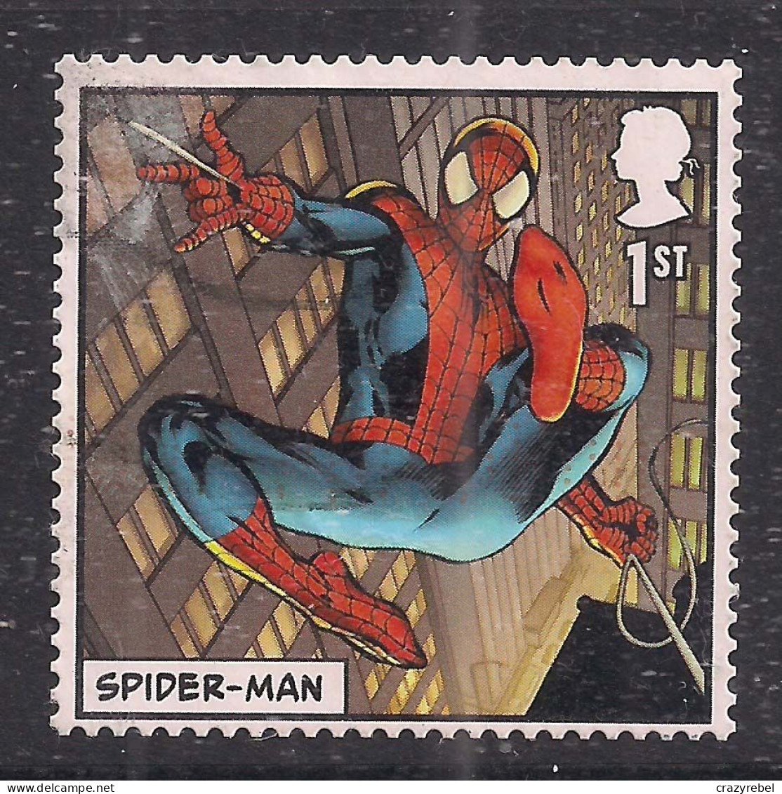 GB 2019 QE2 1st Marvel Comics ' Spiderman ' Used SG 4182 ( A501 ) - Oblitérés