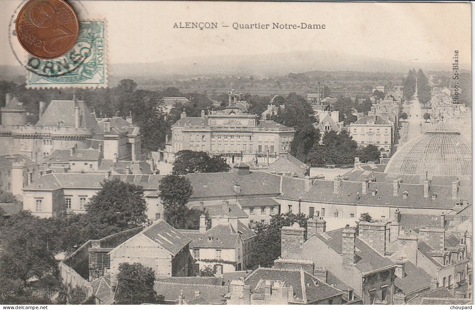 61 - Carte Postale Ancienne De Alençon  Vue Aérienne - Alencon