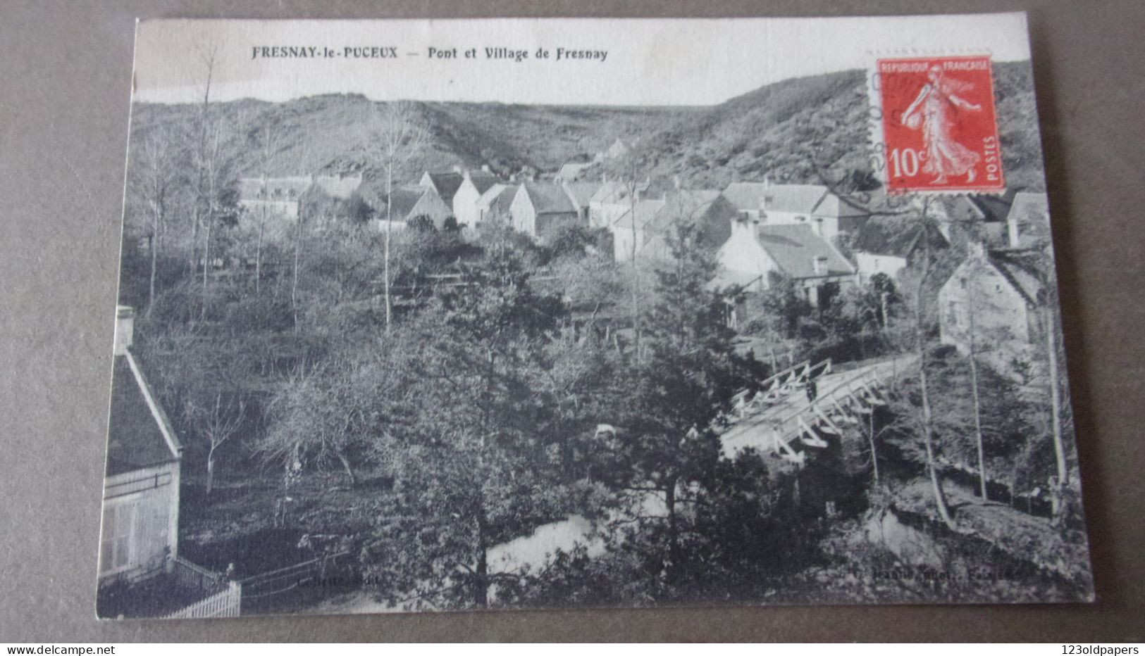 14 FRESNAY LE PUCEUX PONT ET VILLAGE DE FRESNAY - Sonstige & Ohne Zuordnung