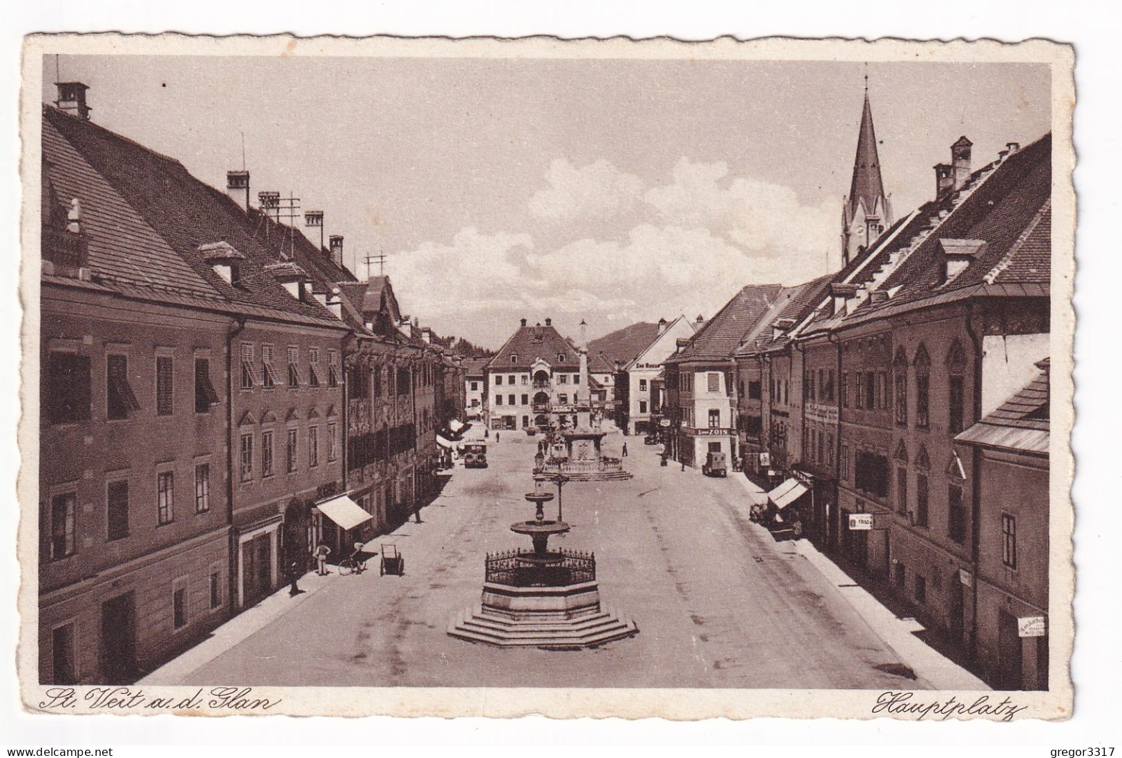 E5111) ST. VEIT A. GLAN - Kärnten - HAUPTPLATZ - Tolle Alte AK - St. Veit An Der Glan