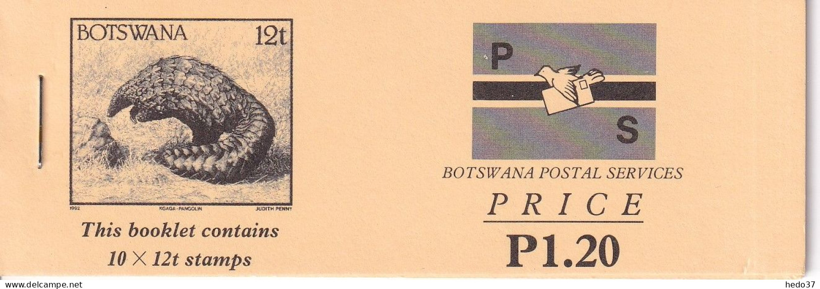 Bostwana N°666 - Pangolin - Carnet De 10 Ex. - Neuf ** Sans Charnière - TB - Botswana (1966-...)
