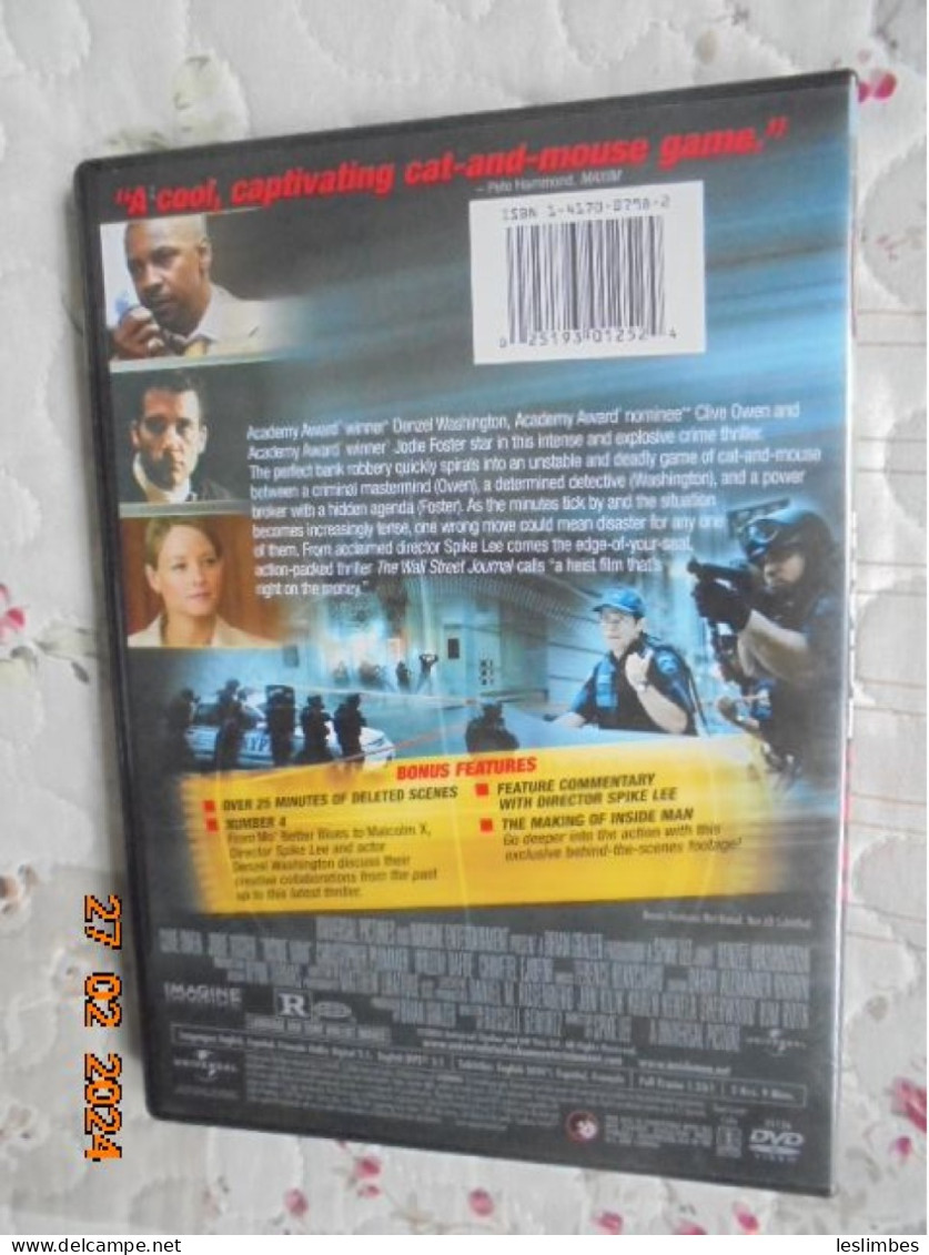 Inside Man -  [DVD] [Region 1] [US Import] [NTSC] Spike Lee - Krimis & Thriller