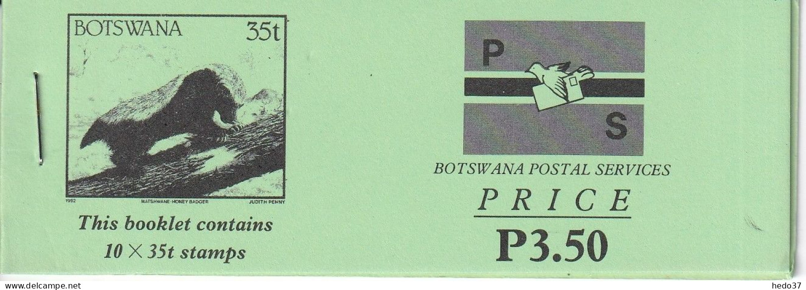 Bostwana N°670 - Blaireau - Carnet De 10 Ex. - Neuf ** Sans Charnière - TB - Botswana (1966-...)
