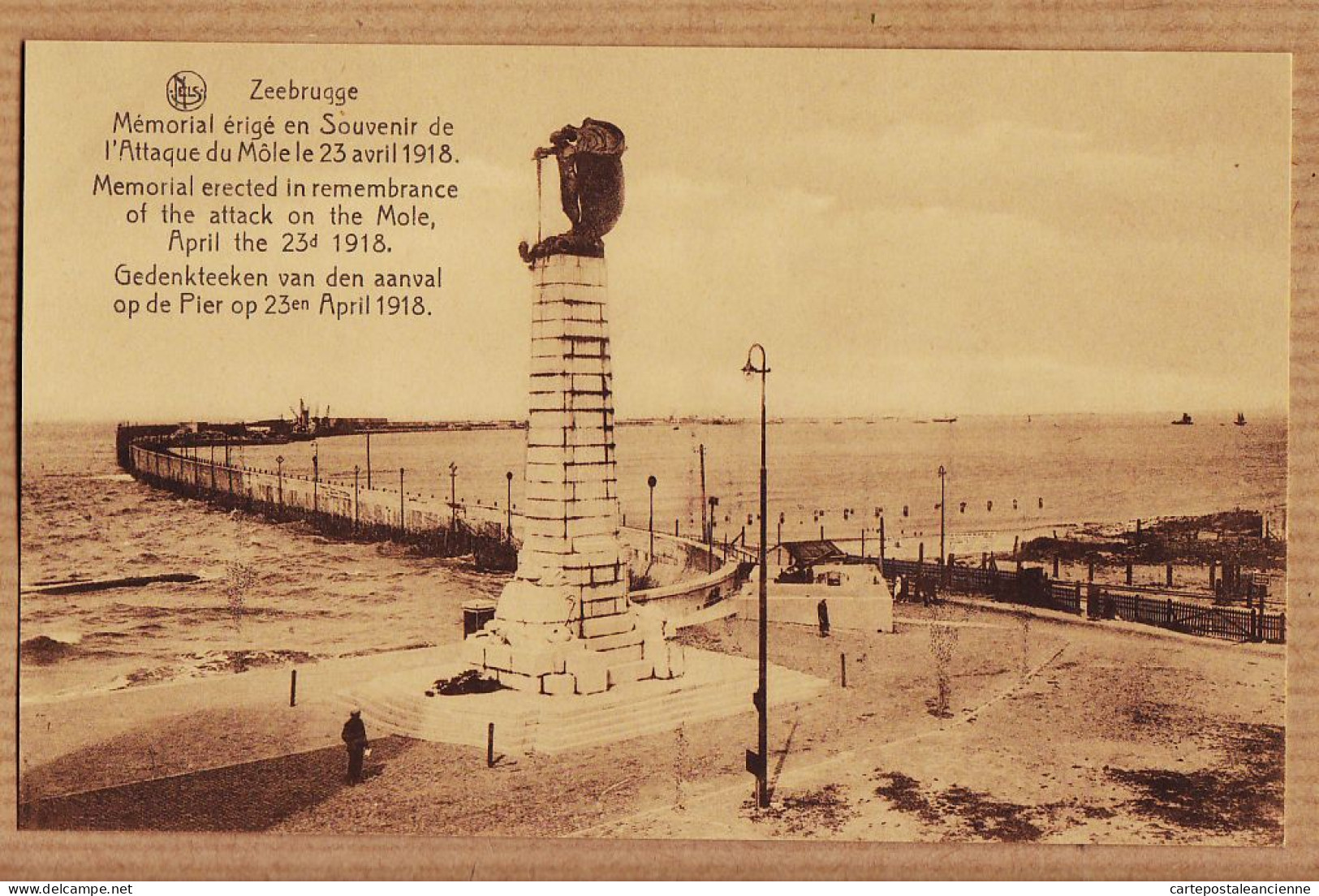 18062 / Etat PARFAIT ZEEBRUGGE Gedenkteeken Aanval Op De Pier 23-04-1918 Mémorial MÔLE WW1 Mémorial Attaque NELS REVYN - Zeebrugge