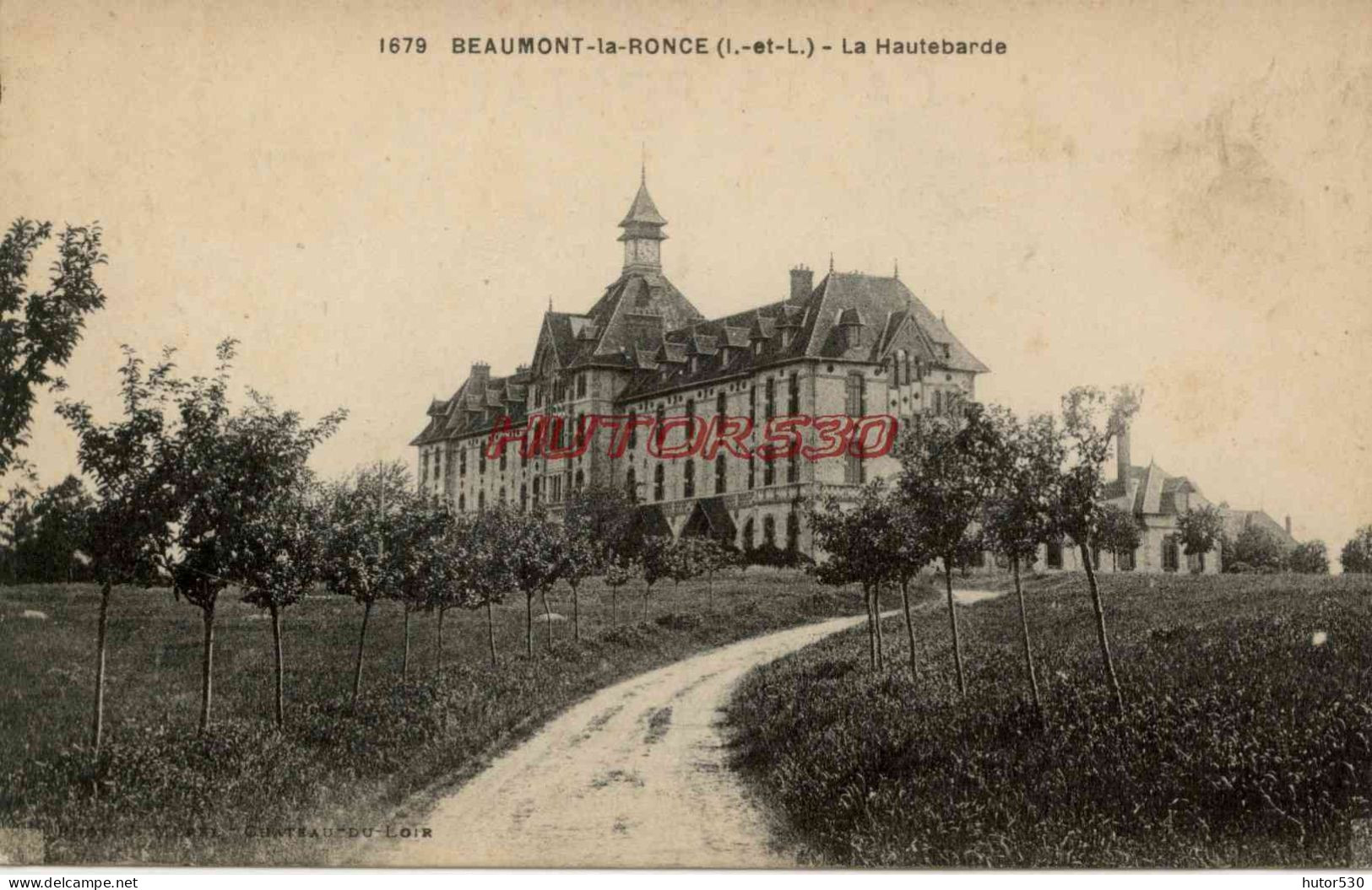 CPA BEAUMONT LA RONCE - LA HAUTEBARDE - Beaumont-la-Ronce