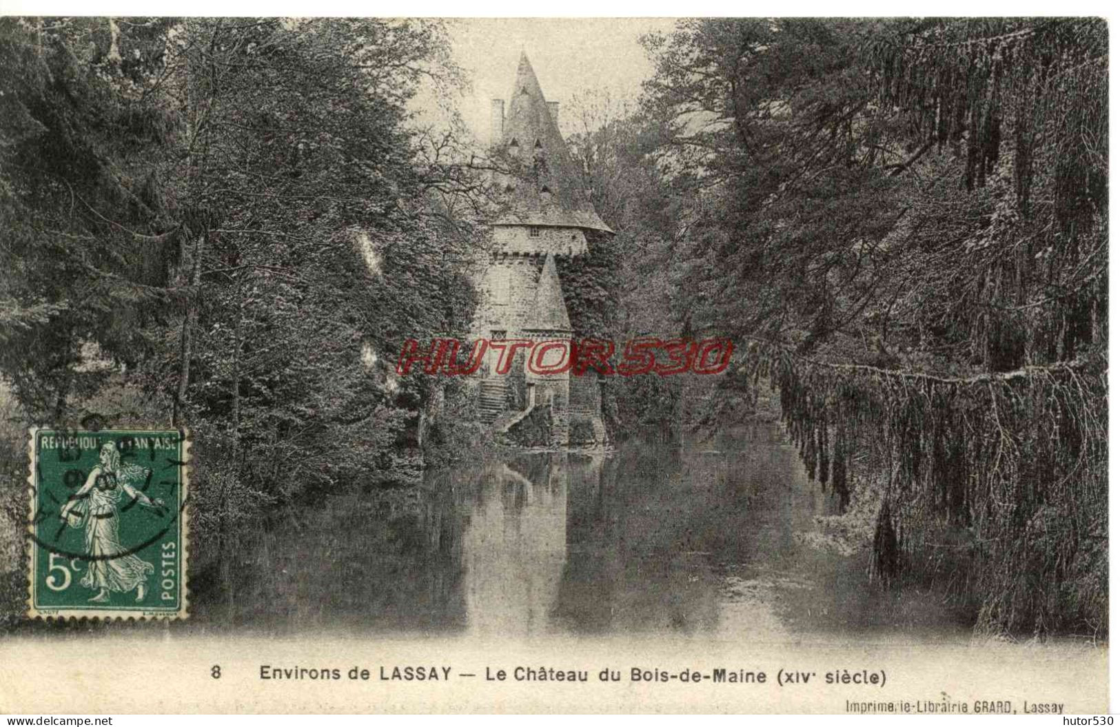 CPA LASSAY - ENVIRONS - 53 - LE CHATEAU DU BOIS DE MAINE - Lassay Les Chateaux