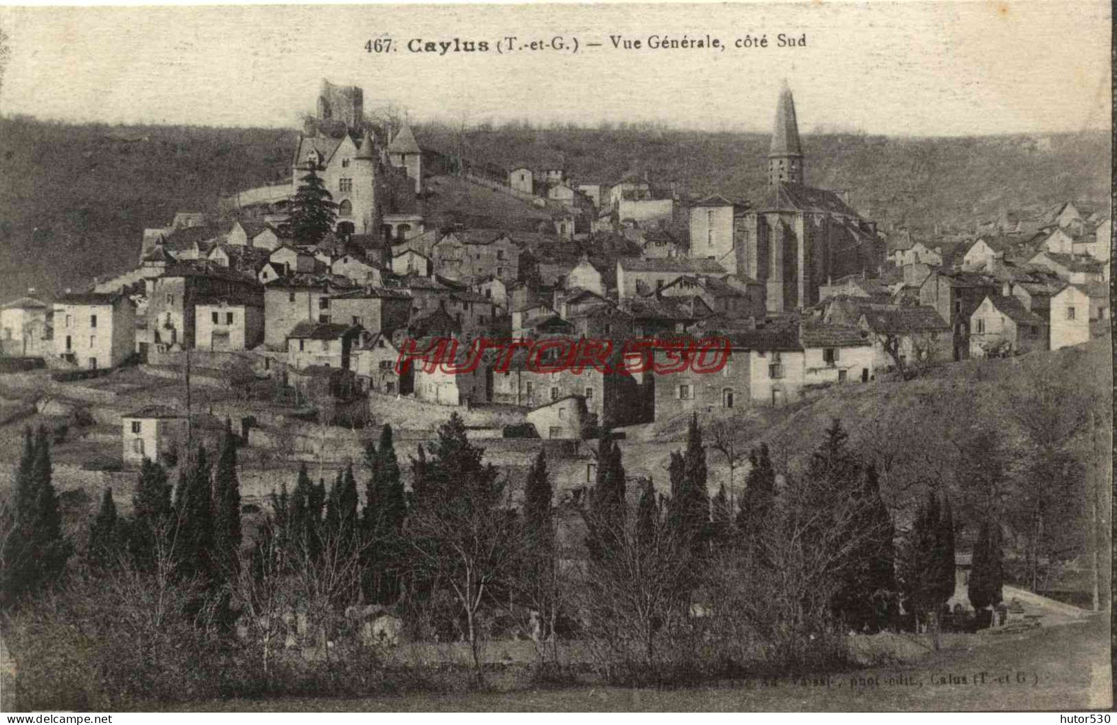 CPA CAYLUS - VUE GENERALE - Caylus