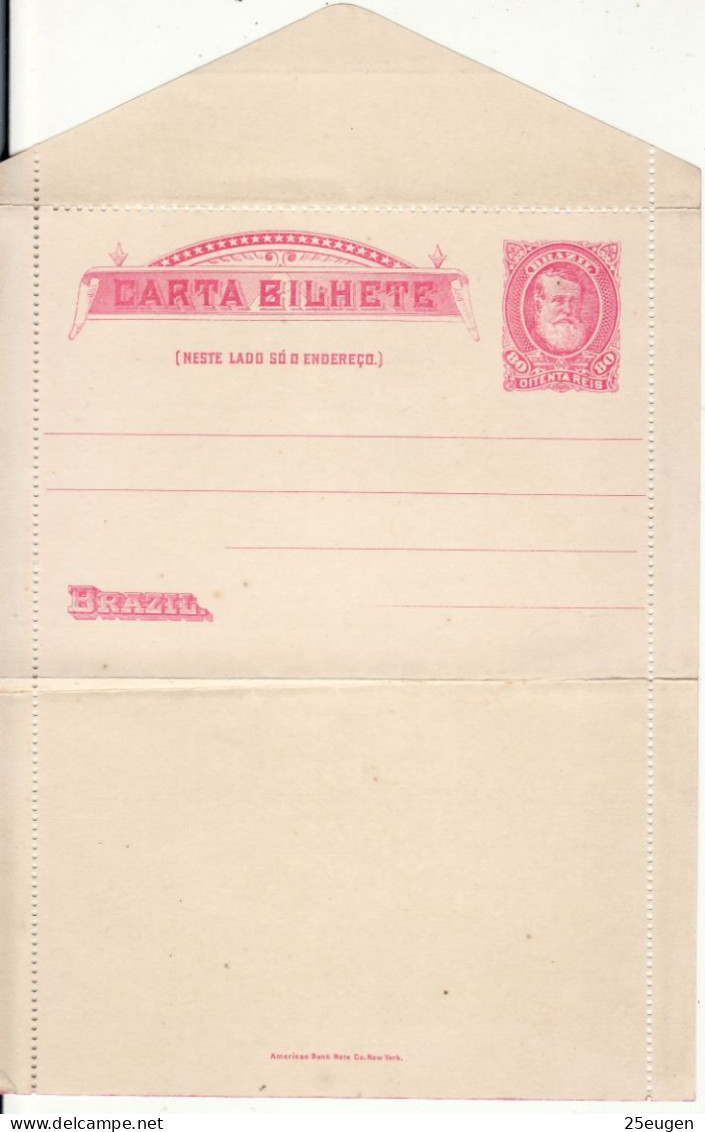 BRAZIL 1889 COVER LETTER UNUSED - Briefe U. Dokumente