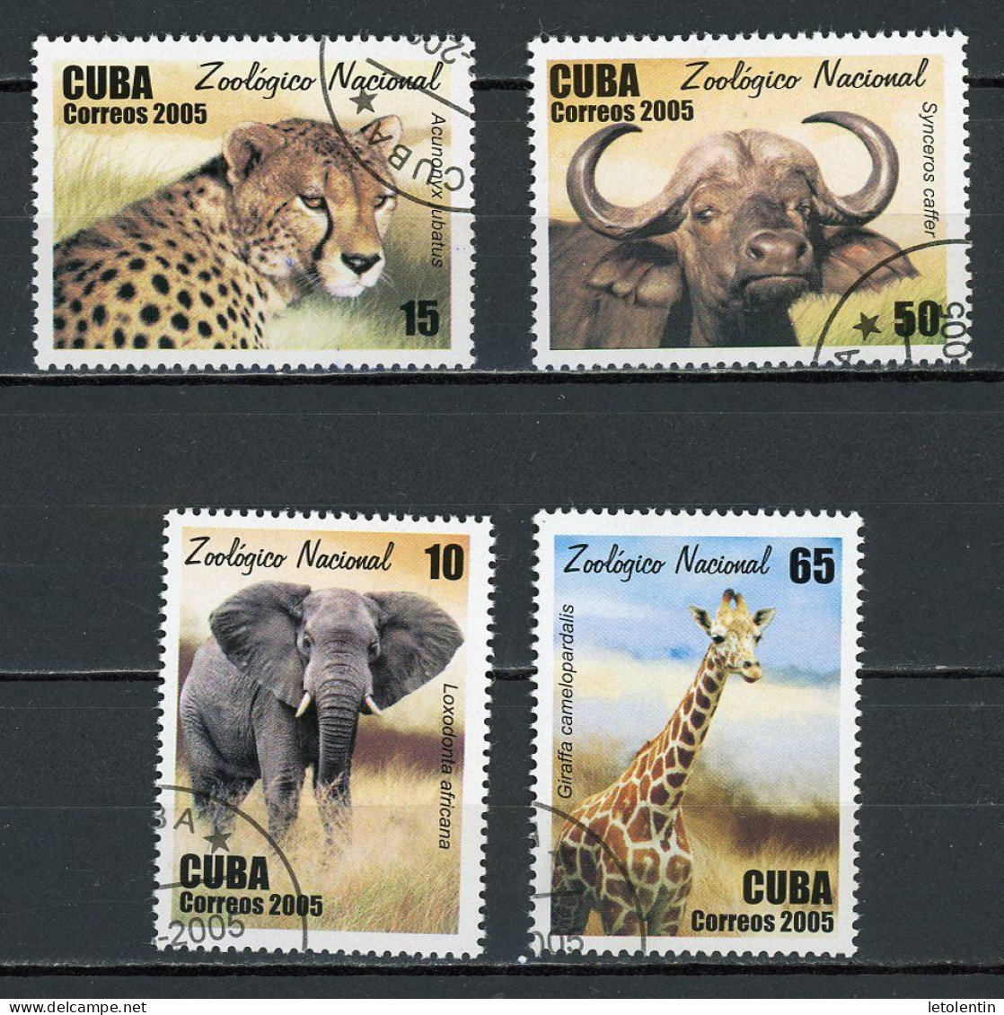 CUBA -  FAUNE  N°Yt 4262/4265 Obli. - Used Stamps