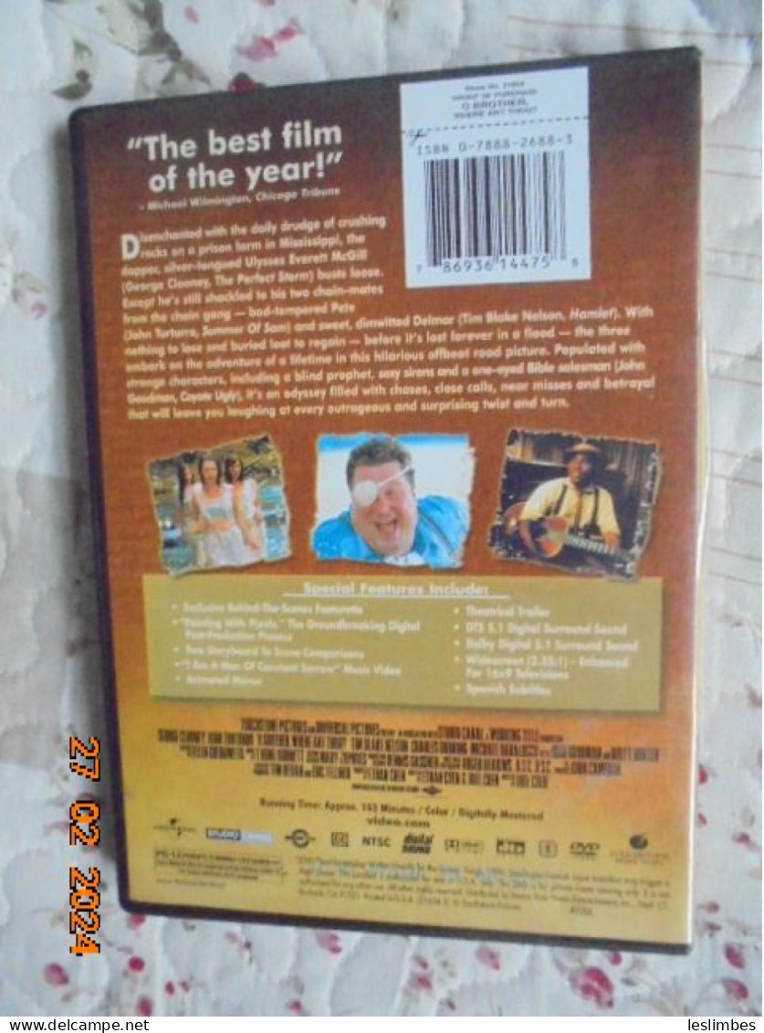 O Brother, Where Art Thou? -  [DVD] [Region 1] [US Import] [NTSC] Joel And Ethan Coen - Musikfilme