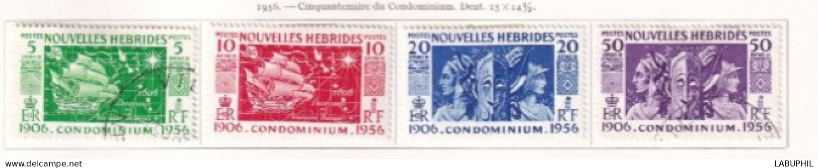 NOUVELLES HEBRIDES Dispersion D'une Collection Oblitéré Et Mlh  1956 - Used Stamps