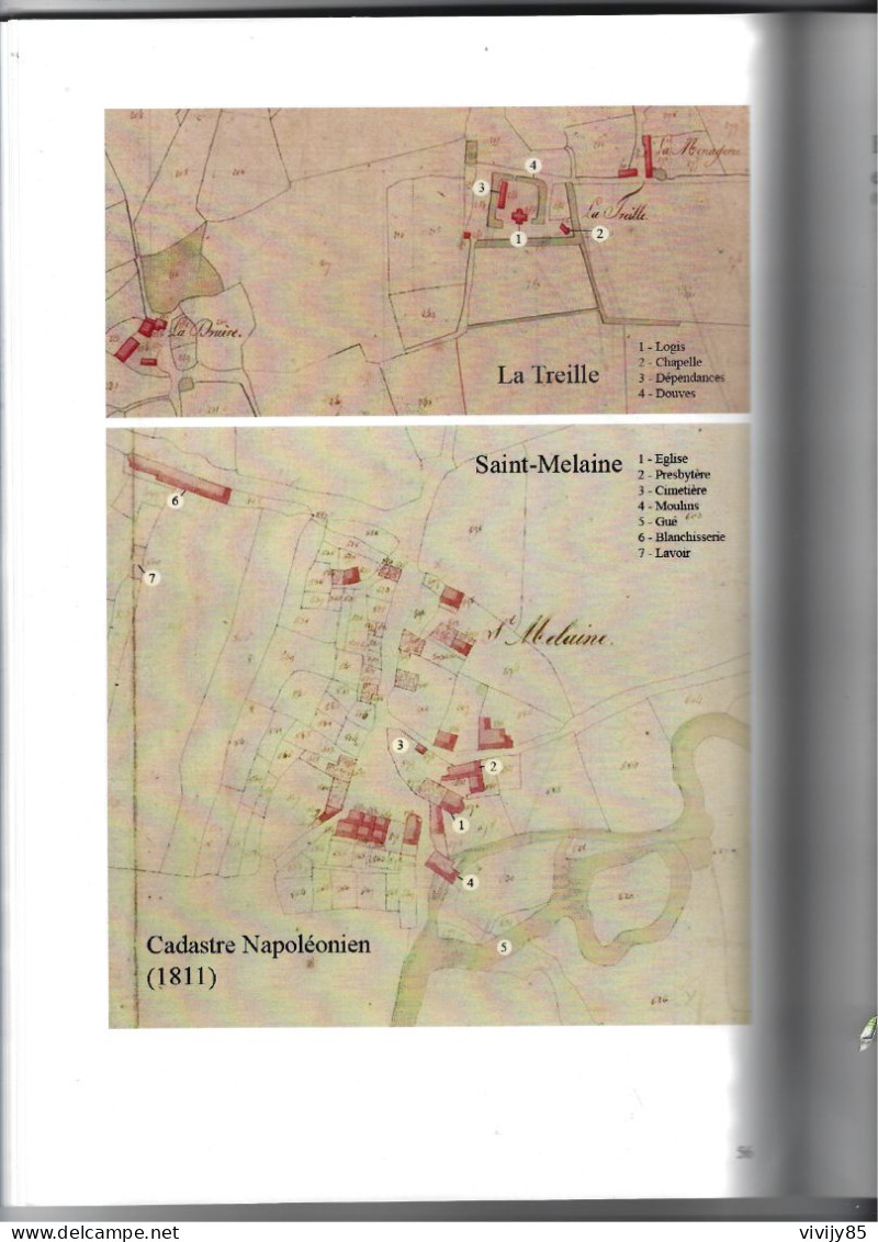 49-CHOLET- Livre illustré" Chronique d'une petite paroisse , fin ancien Régime " - Ste MELAINE DE LA TREILLE -1734/91