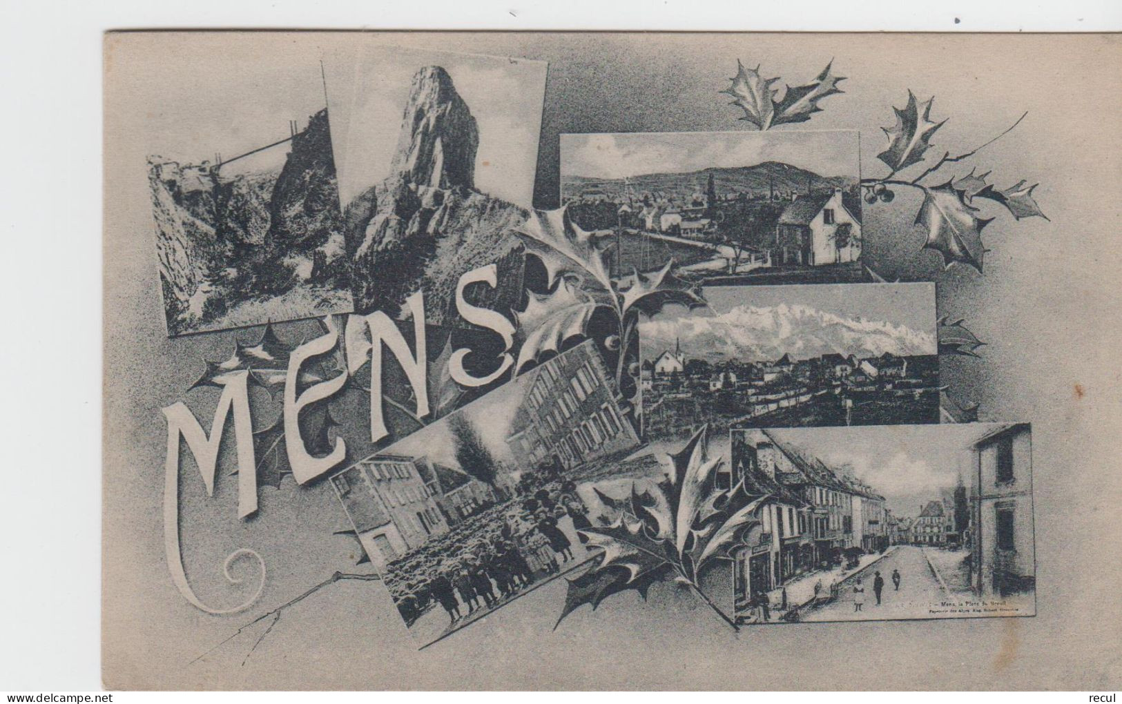 ISERE - MENS  ( - Carte Multi-vues - Timbre à Date De 1931 ) - Mens
