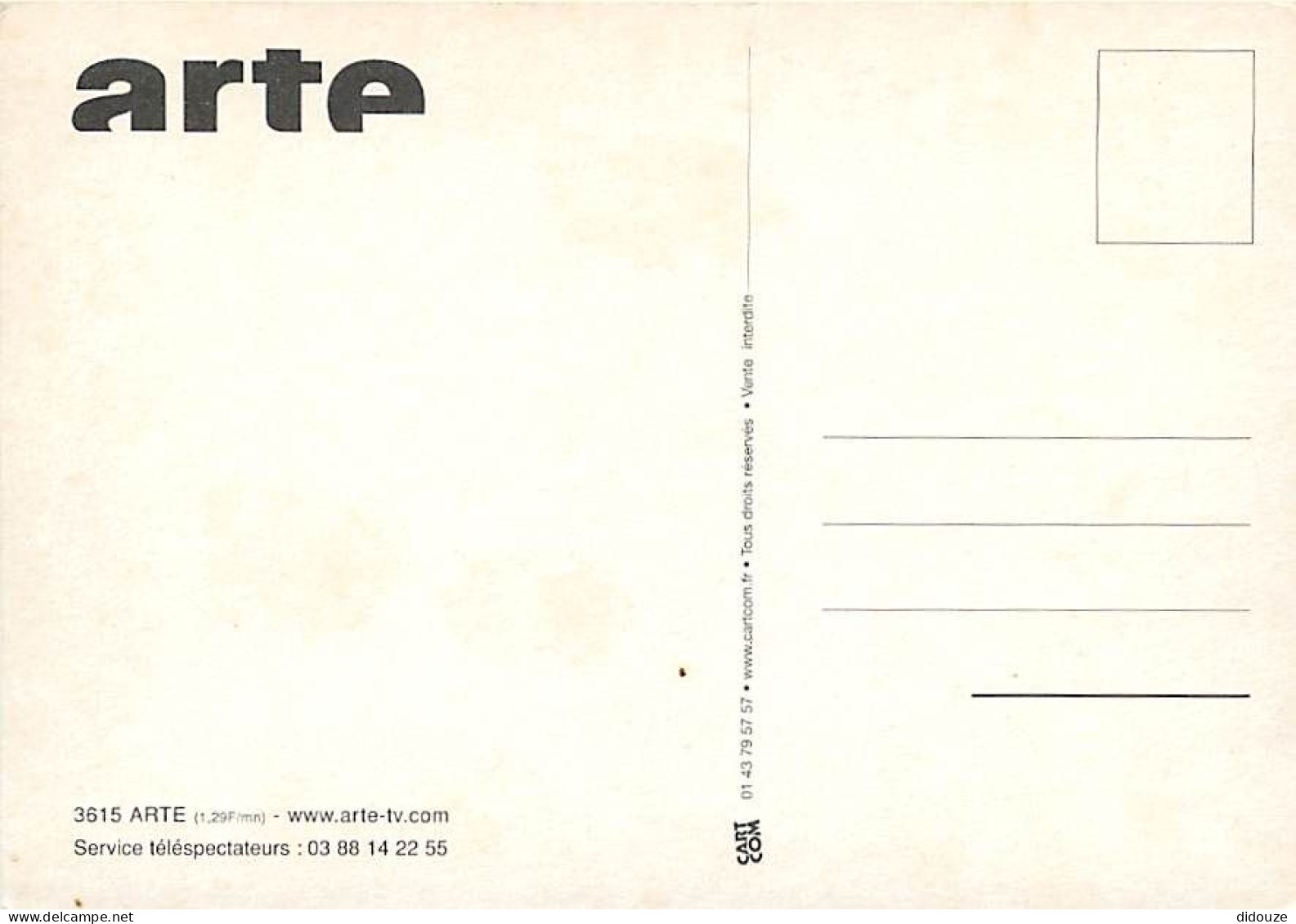 Animaux - Girafes - Carte Publicitaire Arte Télévision - Carte Humoristique - Carte Neuve - CPM - Voir Scans Recto-Verso - Giraffes