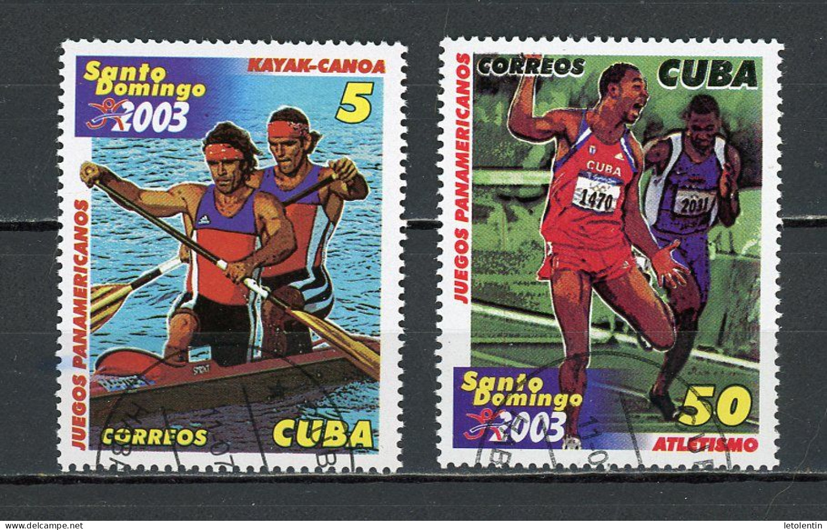 CUBA -  SPORT  N°Yt 4090+4092 Obli. - Used Stamps