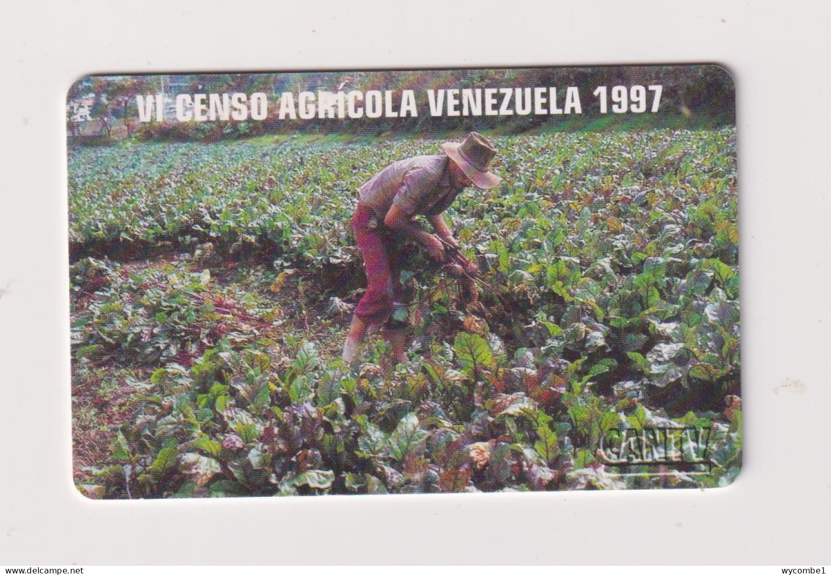VENEZUELA  -  Agricultural Census Chip Phonecard - Venezuela