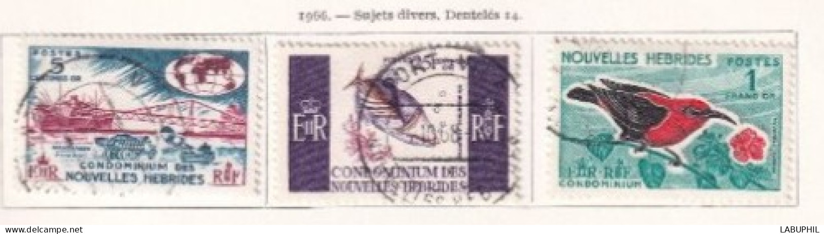 NOUVELLES HEBRIDES Dispersion D'une Collection Oblitéré Et Mlh  1966 - Gebruikt