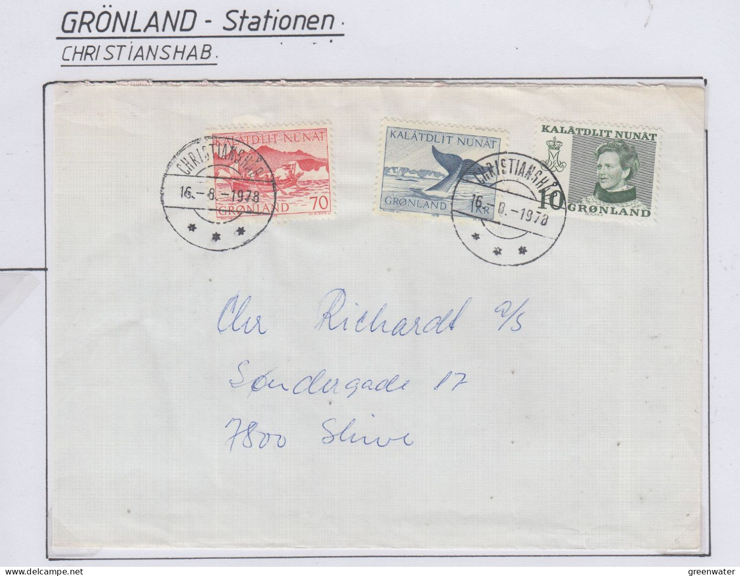 Greenland Cover Christianshab  Ca 16.8.1978 (KG159) - Forschungsstationen & Arctic Driftstationen