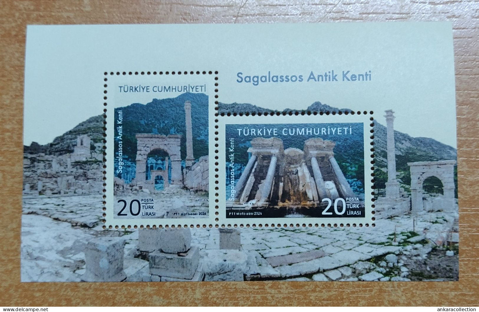 AC - TURKEY BLOCK STAMP - SAGALASSOS ANCIENT CITY  MNH 22 FEBRUARY 2024 - Unused Stamps