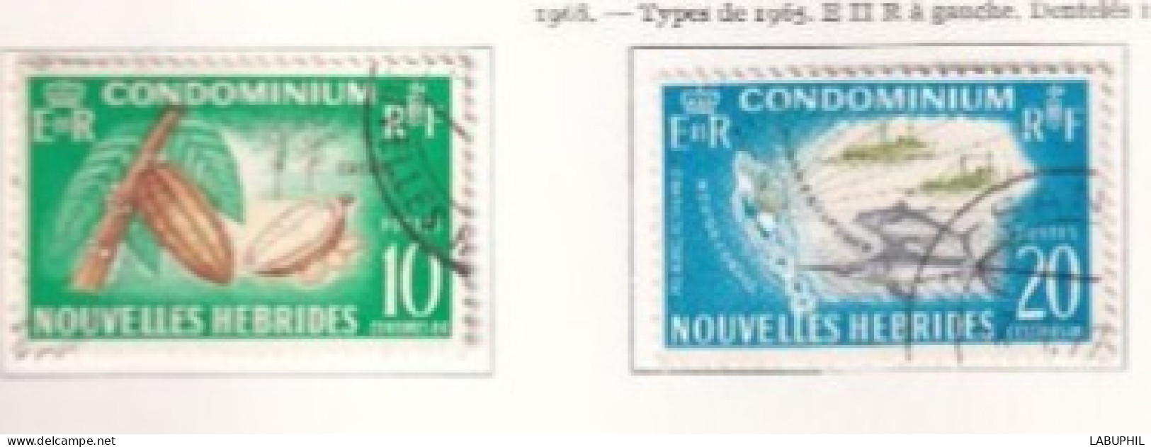 NOUVELLES HEBRIDES Dispersion D'une Collection Oblitéré Et Mlh  1968 Faune - Usados