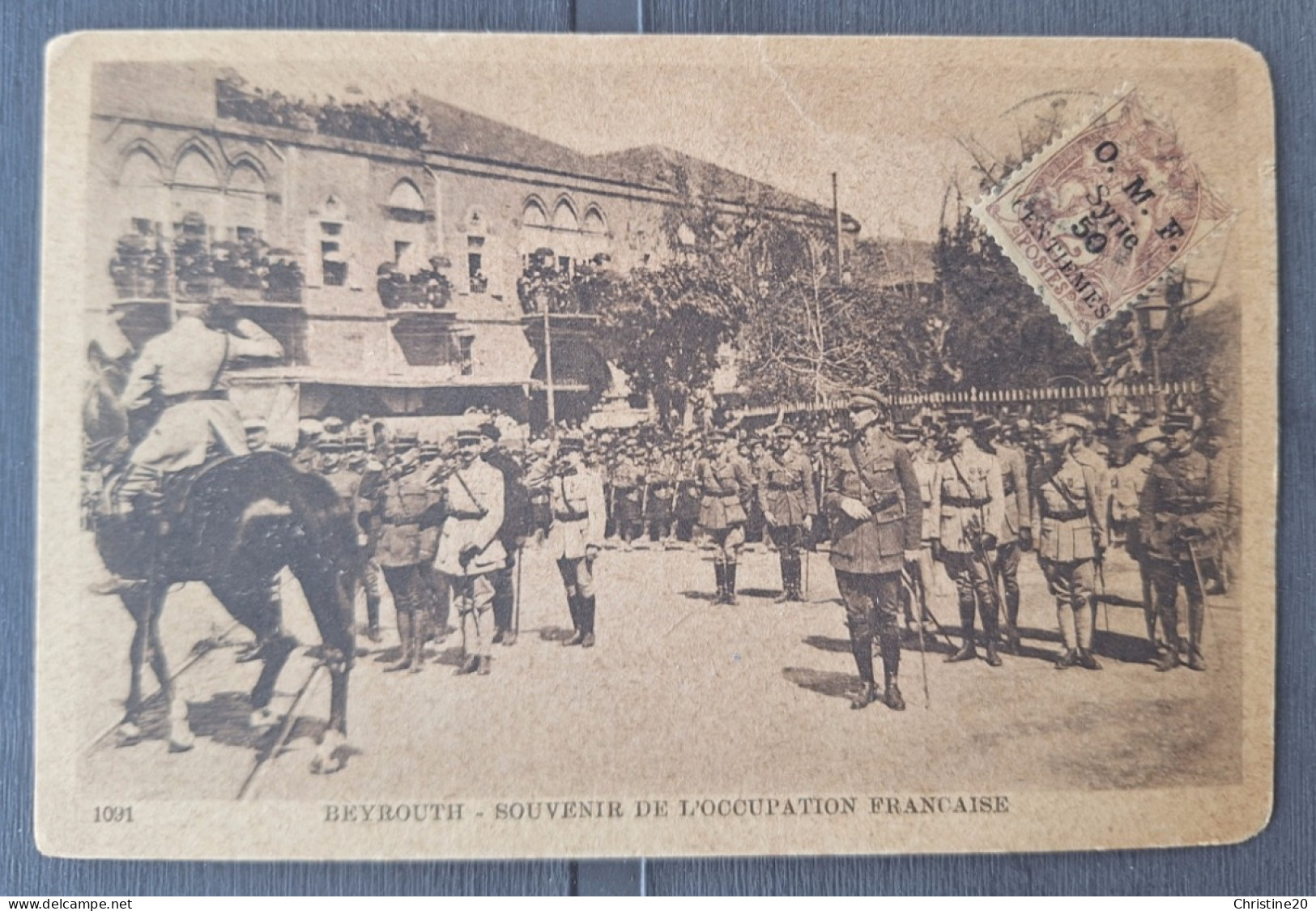 Syrie 1920 N°32 Ob Sur Carte Postale TB - Storia Postale