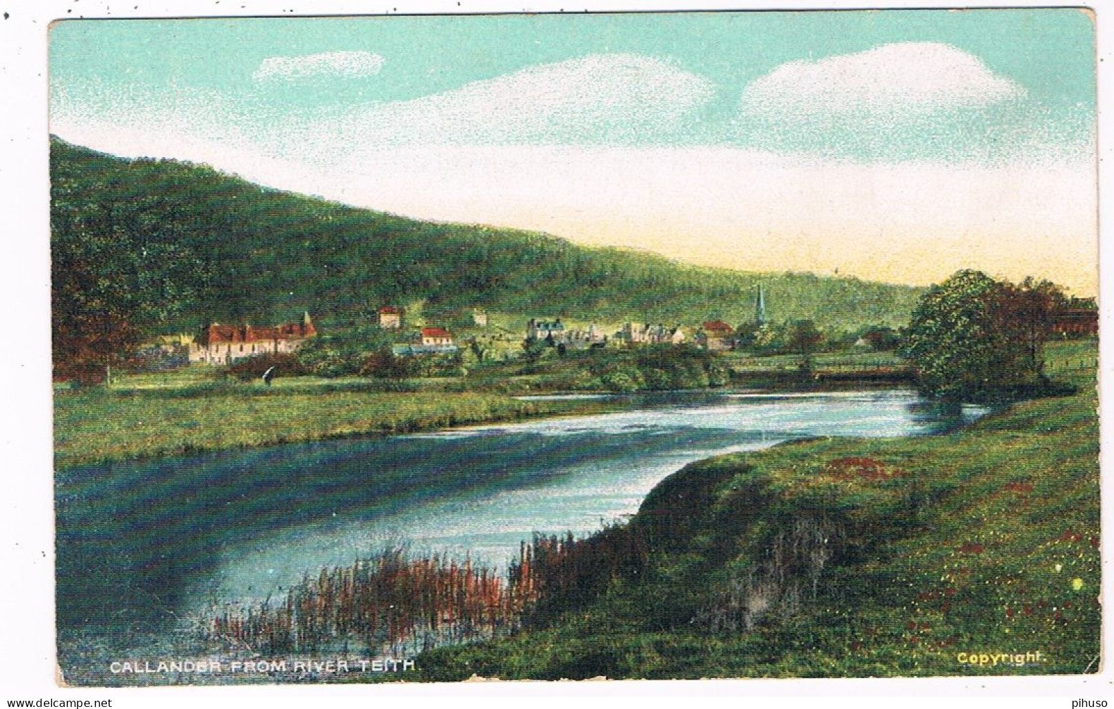 UK-4079   CALLANDER From River Teith - Stirlingshire