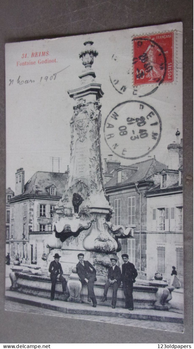 REIMS FONTAINE 1908 - Reims