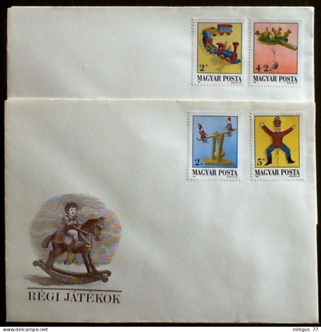 Hungary 1988 FDC Old-fashioned Children's Belongings - Cartas & Documentos