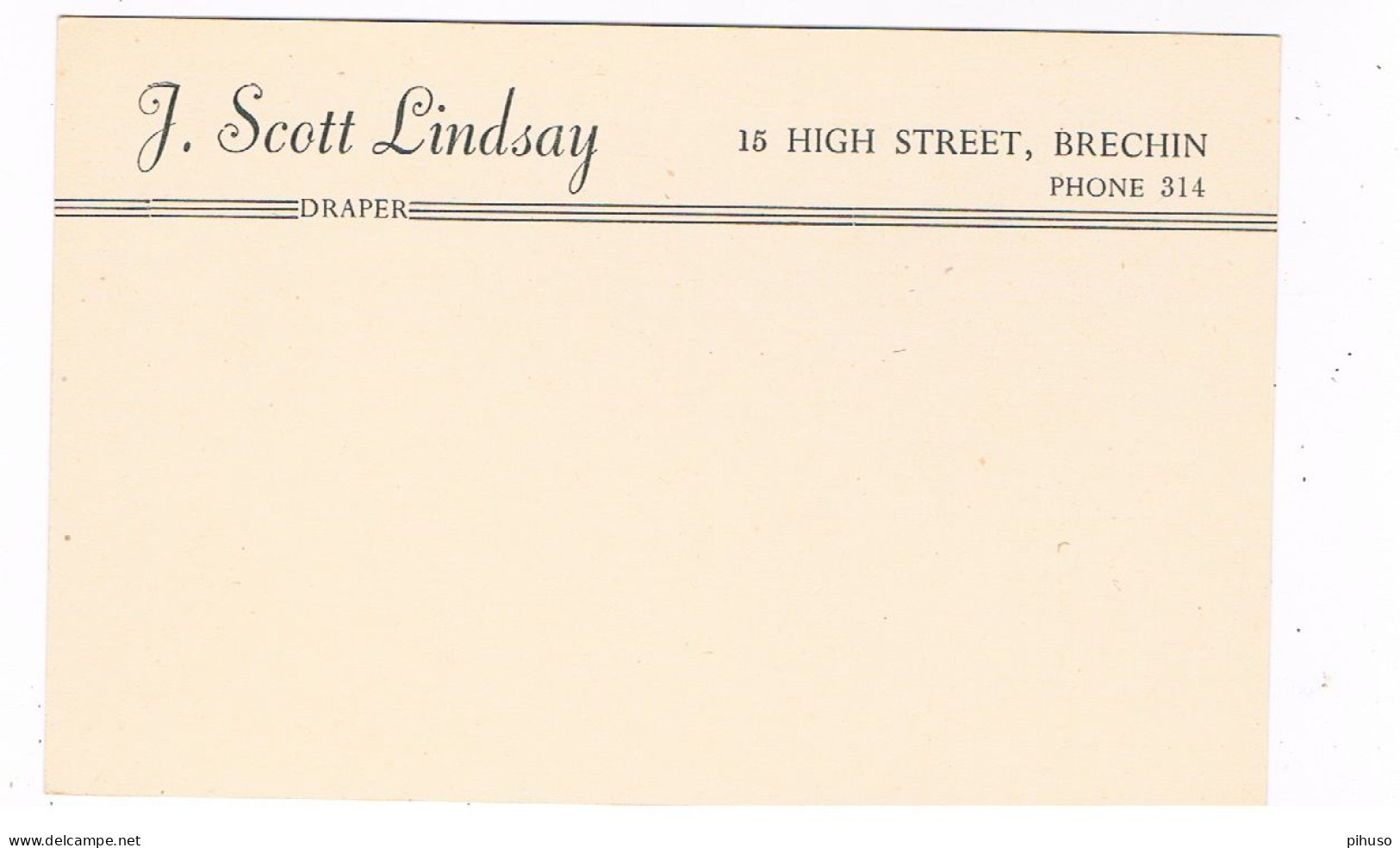 UK-4081/ 4082     ANGUS : 2 Different Postcards Of J. Scott Lindsay ( Draper ) - Angus