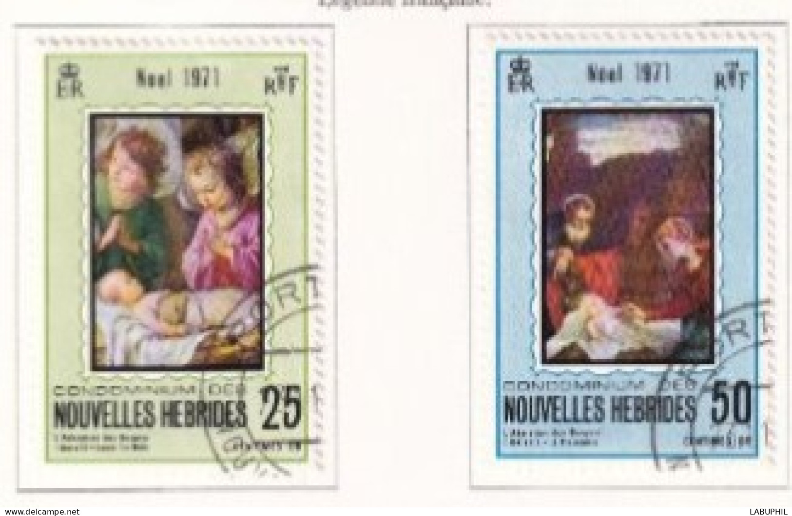 NOUVELLES HEBRIDES Dispersion D'une Collection Oblitéré Et Mlh  1971 - Used Stamps