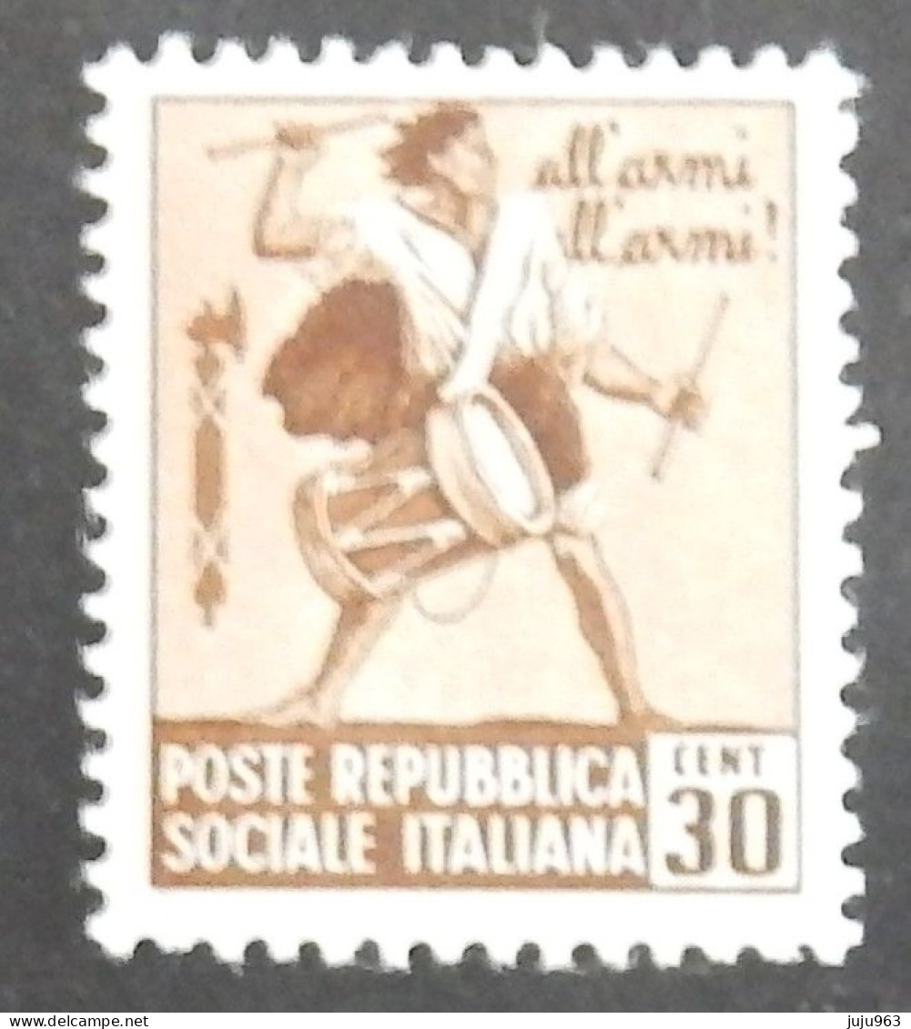 ITALIE REPUBLIQUE SOCIALE  YT 29  NEUF**MNH ANNÉE 1944 - Neufs