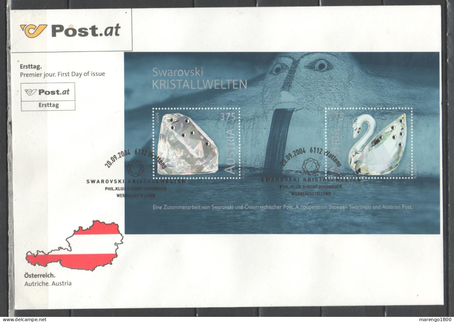 Austria 2004 - Swarovski FDC - FDC