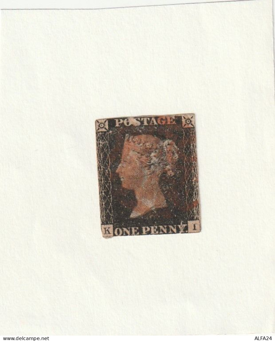 FRANCOBOLLO USATO UK PENNY BLACK (XT2524 - Used Stamps