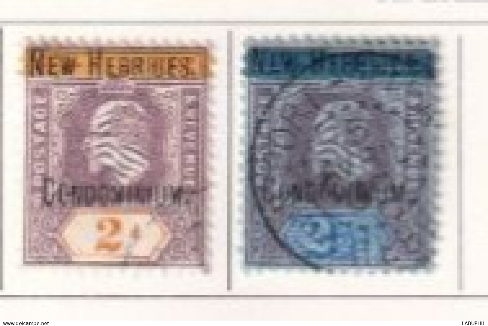 NOUVELLES HEBRIDES Dispersion D'une Collection Oblitéré Et Mlh   1908 CA - Usados