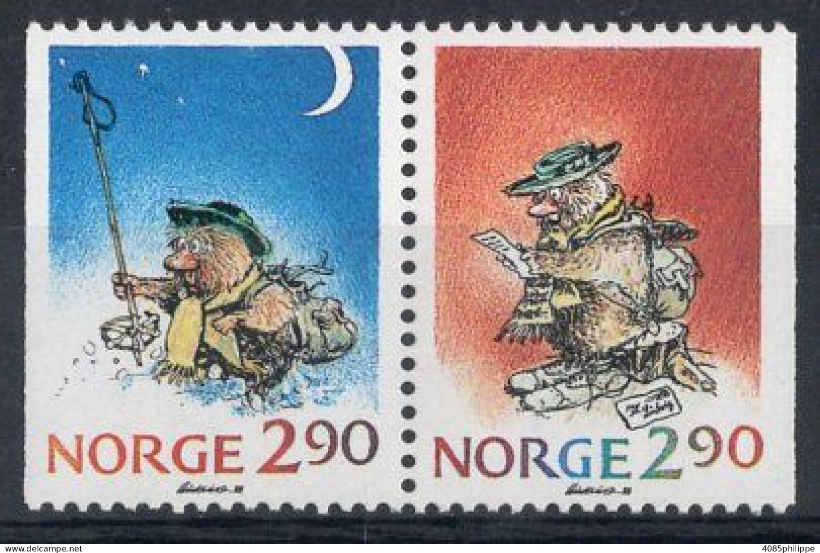 NORVEGE Timbres-poste N°964a** Neufs Sans Charnière TB - Unused Stamps