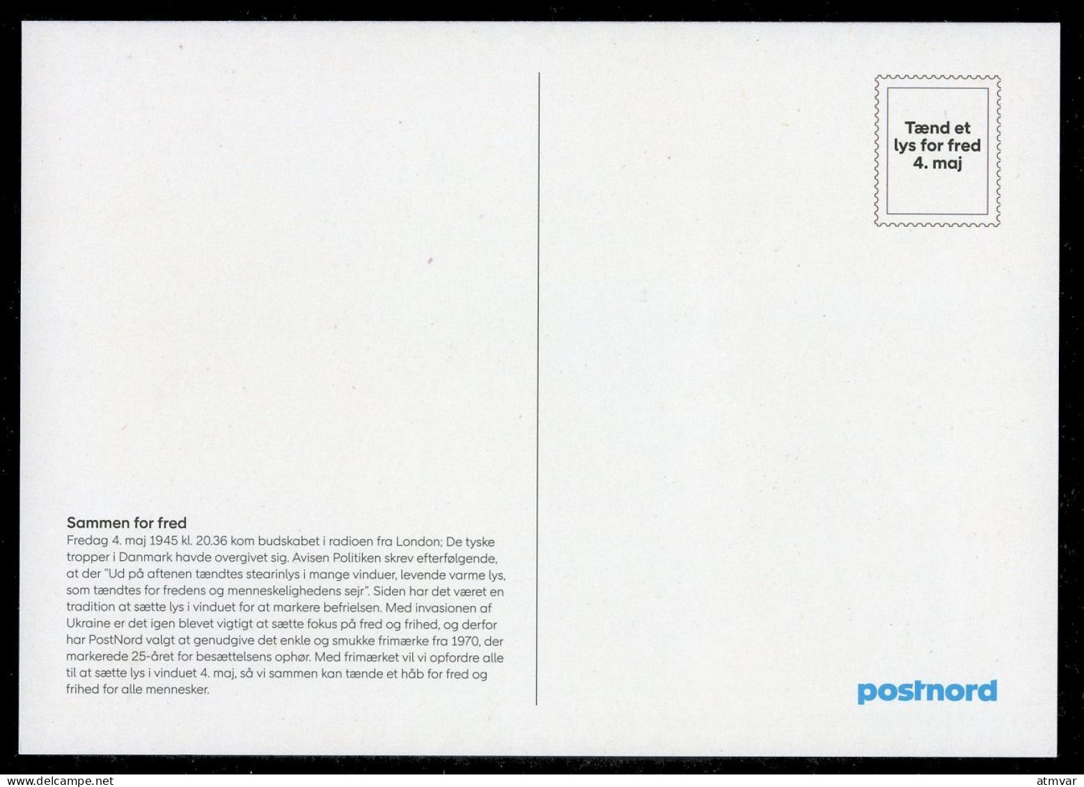 DENMARK (2023) Carte Maximum Card - EUROPA Sammen For Fred, Ensemble Pour La Paix, Together For Peace, Frieden, Paz - Tarjetas – Máximo