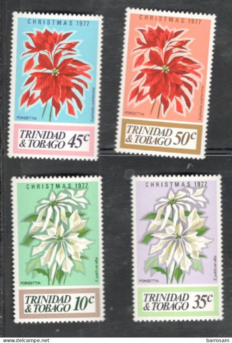 TRINIDAD&TOBAGO......1977: Michel 358-61mnh**CHRISTMAS - Trinidad En Tobago (1962-...)