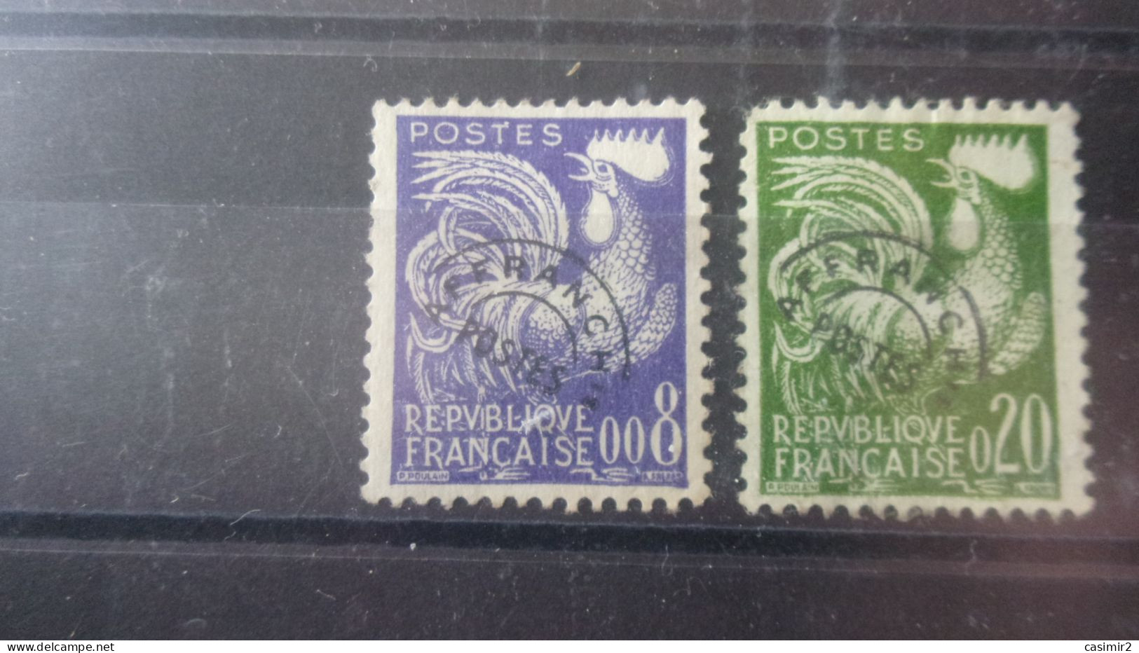 FRANCE PREOBLITERES YVERT N° 119.120 - 1953-1960