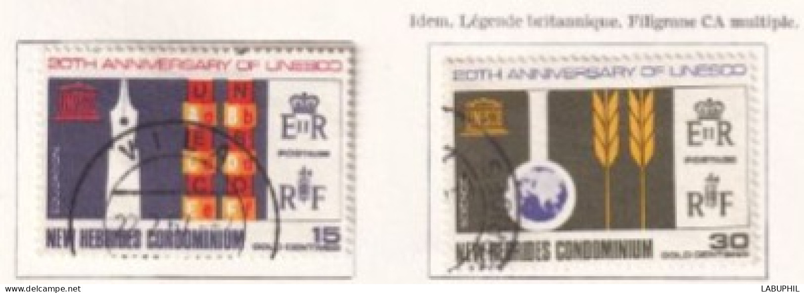 NOUVELLES HEBRIDES Dispersion D'une Collection Oblitéré Et Mlh   1966 - Gebruikt