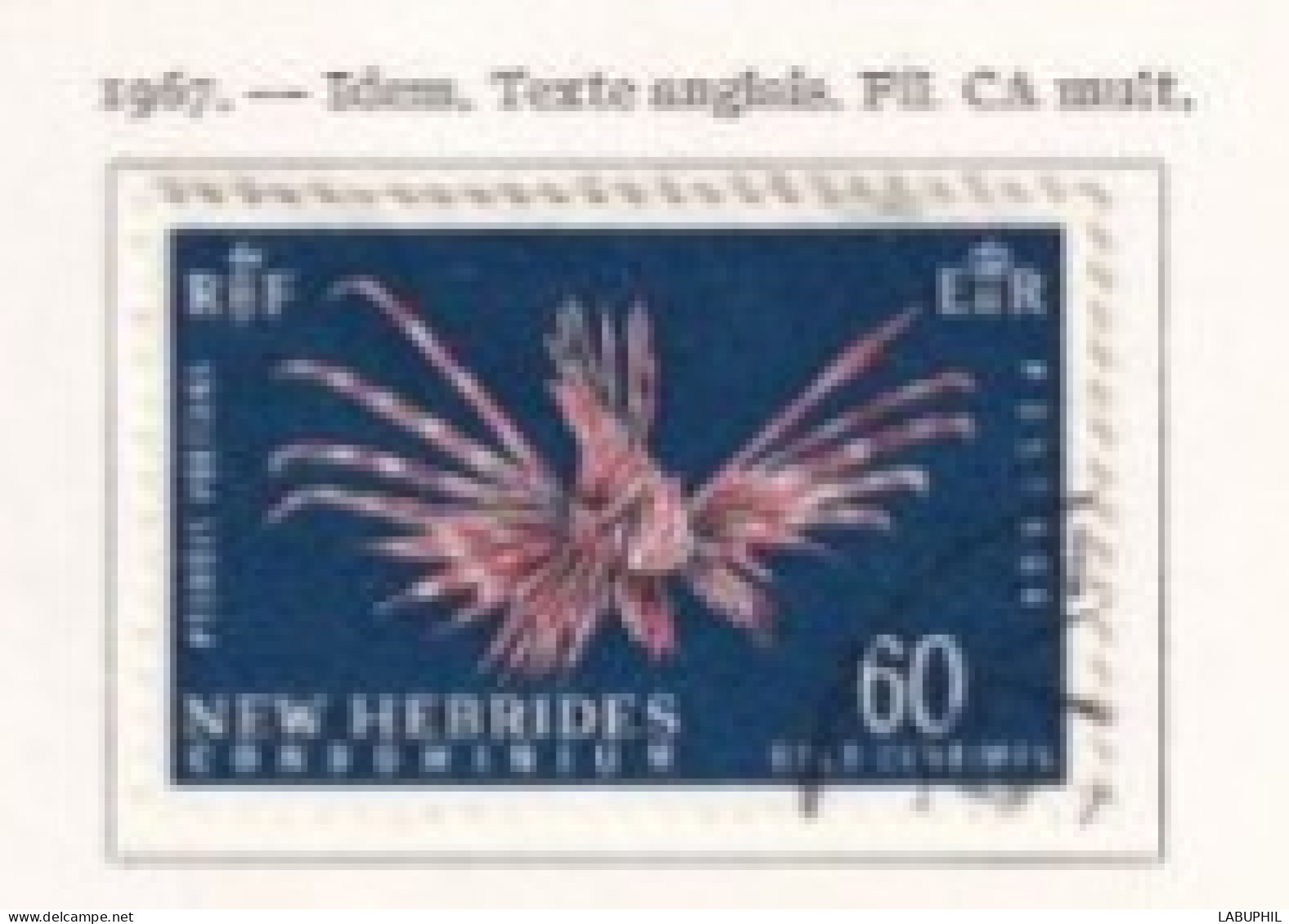 NOUVELLES HEBRIDES Dispersion D'une Collection Oblitéré Et Mlh   1967 Poisson - Used Stamps