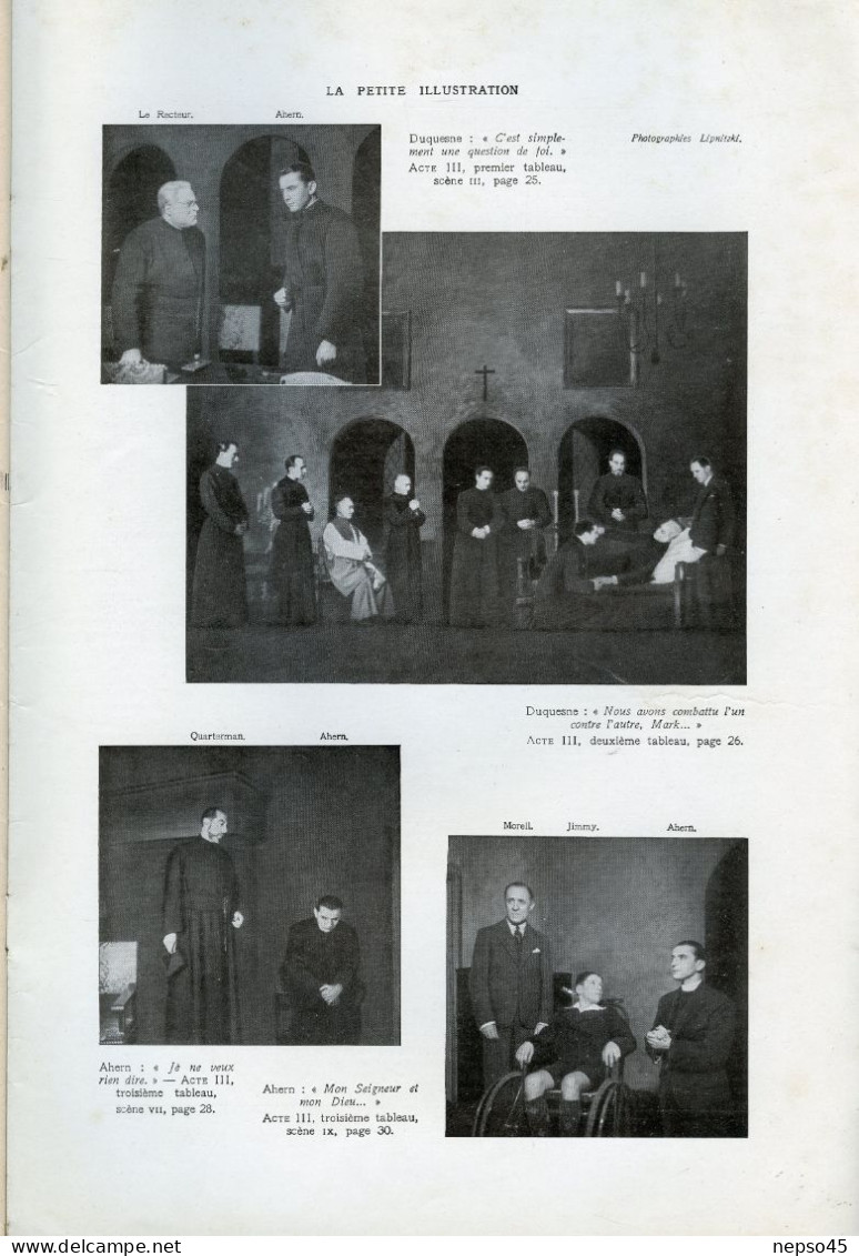 Théâtre Vieux-Colombier.1939.La Première Légion de Emmet Lavery.Jacques Grétillat.Roger Hédouin.Maurice Varny.R. Rocher.