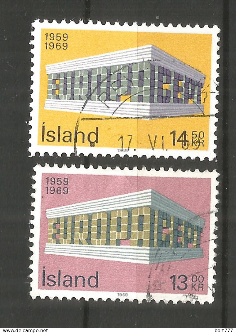 Iceland 1969 , Used Stamps Michel # 428-29 Europa Cept - Gebraucht