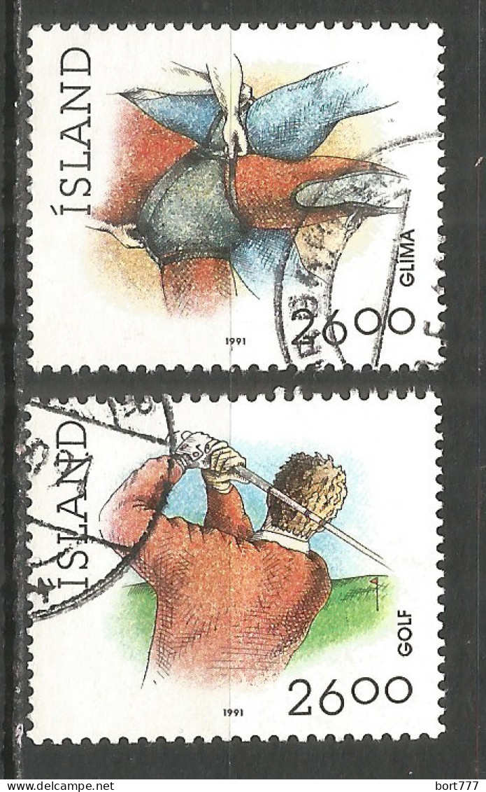 Iceland 1991 Used Stamps Mi 749-50 - Usados