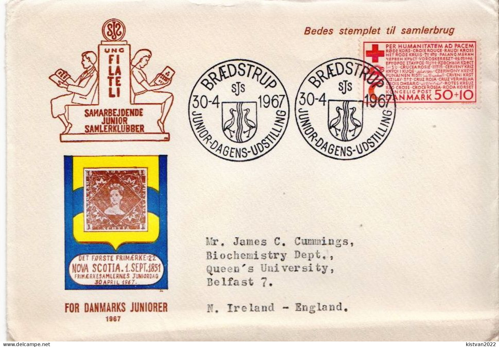 Postal History: Denmark Cover - Storia Postale