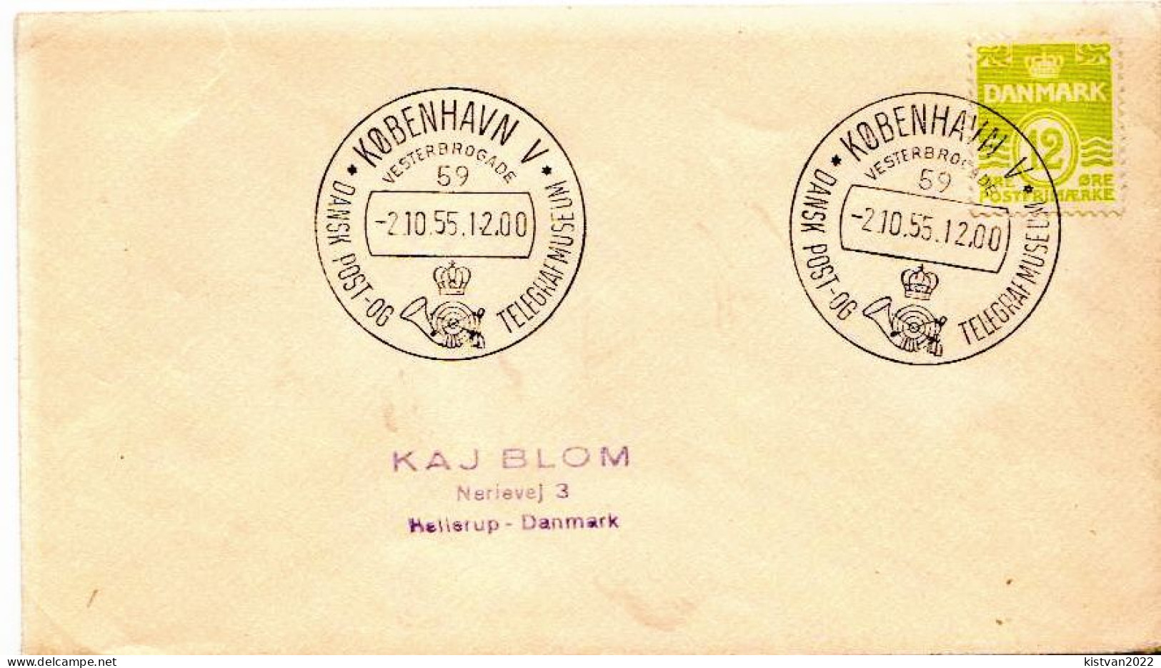 Postal History: Denmark Cover - Briefe U. Dokumente