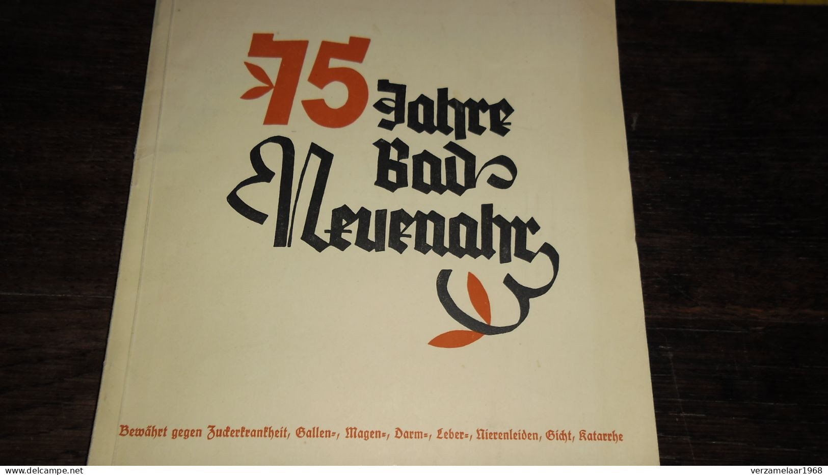 BAD NEUENAHR_ ANNO : 1933 _BOEKJE_____ BOX : F - Non Classificati