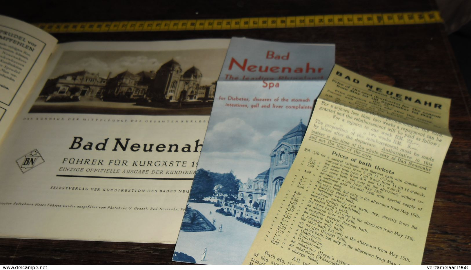 BAD NEUENAHR_ ANNO : 1933 _BOEKJE_____ BOX : F - Ohne Zuordnung