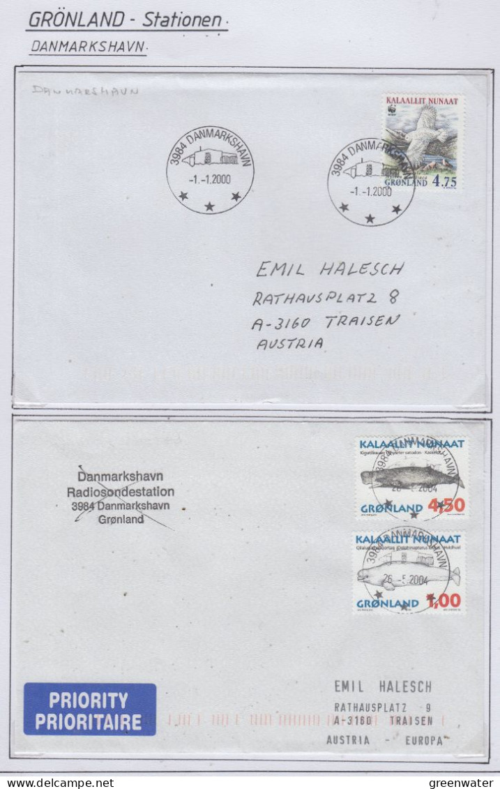 Greenland Danmarkshavn 2 Covers (KG161) - Forschungsstationen & Arctic Driftstationen